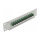 Delock 10? LWL Patchpanel 12 Port SC Simplex grün 1 HE grau