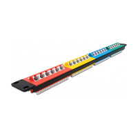 Delock 19? Patchpanel 24 Port Cat.5e 1 HE farbig