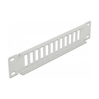 Delock 10? LWL Patchpanel 12 Port für SC Duplex / LC Quad 1 HE grau
