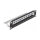 Delock 10? Keystone Patchpanel 12 Port mit Entlastungsschiene 1 HE schwarz