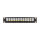 Delock 10? Keystone Patchpanel 12 Port mit Entlastungsschiene 1 HE schwarz