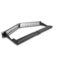 Delock 19? Keystone Patchpanel 24 Port mit...
