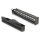 Delock 19? Keystone Patchpanel 24 Port mit Entlastungsschiene 1 HE gewinkelt schwarz