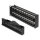 Delock 19? Keystone Patchpanel 48 Port mit Entlastungsschiene 2 HE gewinkelt schwarz