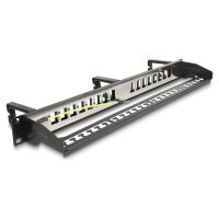 Delock 19? Keystone Patchpanel 16 Port mit 3 Bügeln...