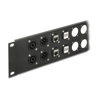 Delock D-Typ 19? Patchpanel 24 Port 2 HE schwarz