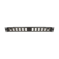 Delock 19? Keystone Patchpanel 24 Port gewinkelt mit...