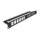 Delock 19? Keystone Patchpanel 24 Port gewinkelt mit Entlastungsschiene schwarz