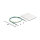Delock 19? Keystone Patchpanel 24 Port gewinkelt mit Entlastungsschiene schwarz