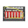 Delock Mini Desktop Patchpanel RJ45 Buchse 6 Port Cat.6A geschirmt schwarz - zur Montage an Tisch, Wand oder Hutschiene