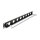 Delock 19? D-Typ Patchpanel mit Entlastungsschiene 8 Port 1 HE schwarz