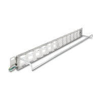 Delock 19? Keystone Patchpanel mit 24 neigbaren Ports und...