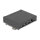 Delock Mini Desktop Patchpanel RJ45 Buchse 4 Port Cat.6A geschirmt schwarz - zur Montage an Tisch, Wand oder Hutschiene