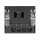 Delock Mini Desktop Patchpanel RJ45 Buchse 4 Port Cat.6A geschirmt schwarz - zur Montage an Tisch, Wand oder Hutschiene
