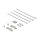 Delock Mini Desktop Patchpanel RJ45 Buchse 4 Port Cat.6A geschirmt schwarz - zur Montage an Tisch, Wand oder Hutschiene