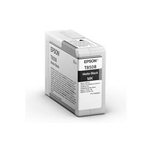 EPSON Singlepack Matte Black T85080N UltraChrome HD ink 80ml