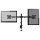 equip Bewegliche Dual Monitor/LCD-Tischhalterung 13" bis 27
