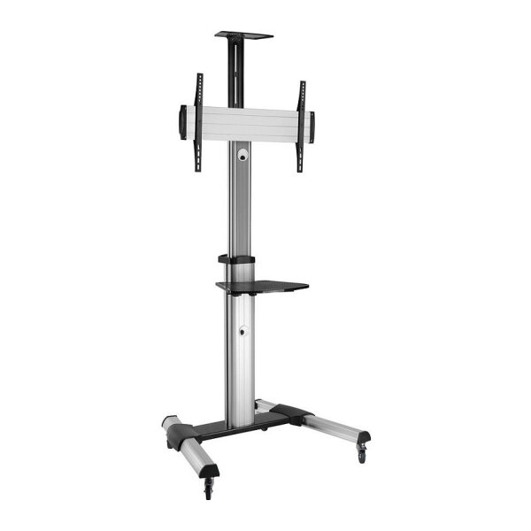 ROLINE LCD-/TV-Rollstnder, 37-70 Zoll, bis 50 kg, silberfarben