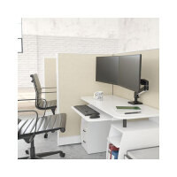 Ergotron LX Pro Monitor Tischhalterung - für 2 LCD-Displays - Schwarz