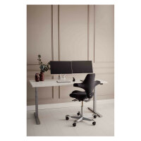 BakkerElkhuizen BE Flexible Dual Monitorarm White