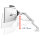 Ergotron HX Monitor Arm mit VHD-Gelenk, Tischhalterung (wei, fr 1000 R Curved Monitore)
