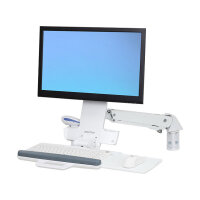 ERGOTRON StyleView Sit-Stand Combo Arm weiss fuer LCD bis...