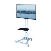 VALUE LCD-/TV-Rollstnder, 27-60 Zoll, bis 50 kg, silberfarben