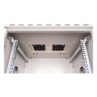 ROLINE 19-Zoll Wandgehuse Pro 7 HE, 600x600 BxT IP55 outdoor grau
