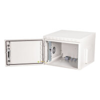 ROLINE 19-Zoll Wandgehuse Pro 7 HE, 600x600 BxT IP55 outdoor grau