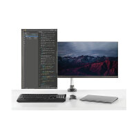STARTECH.COM Dual-Monitorhalterung mit voll beweglichem Arm - Stapelbar - Austauschbare Arme und federuntersttzte Hhenverstellung