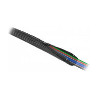 Geflechtschlauch mit Reißverschluss hitzebeständig 2 m x 50 mm schwarz