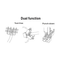 Keystone Modul RJ45 Buchse > LSA Cat.6A STP 24 Stück