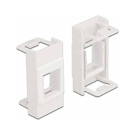 Easy 45 Modul Keystone Halterung 22,5 x 45 mm, weiß