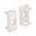 Easy 45 Modul Keystone Halterung 22,5 x 45 mm, weiß