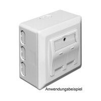 Aufputzgehäuse für Keystone / Netzwerk Anschlussdose