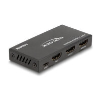 HDMI Splitter 1 x HDMI in zu 2 x HDMI out 4K 60 Hz mit Downscaler