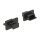 Staubschutz für USB 2.0 Mini-B Buchse mit Griff 10 Stück schwarz