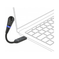 Delock USB Mikrofon mit Schwanenhals und Mute Button
