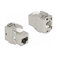 Keystone Modul RJ45 Buchse zu LSA Cat.6A 180°...
