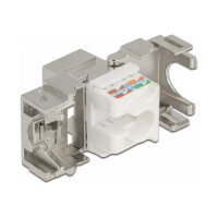 Keystone Modul RJ45 Buchse zu LSA Cat.6A 180°...