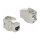 Keystone Modul RJ45 Buchse zu LSA Cat.6A 180° werkzeugfrei Metall