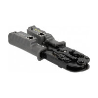 Crimpzange mit Abisolierer und Netzwerktester für 8P (RJ45), 6P (RJ12/11) oder 4P (RJ10) Stecker