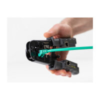 Crimpzange mit Abisolierer und Netzwerktester für 8P (RJ45), 6P (RJ12/11) oder 4P (RJ10) Stecker