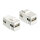 Keystone Modul USB 2.0 A Buchse > USB 2.0 A Buchse weiß