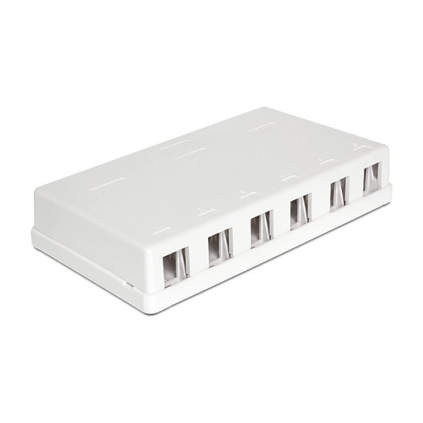 Keystone Leergehäuse 6 Port