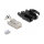 RJ45 Modularer Stecker mit Zugentlastung Cat.6A und robuster Knickschutztülle 25er Set