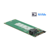 Konverter SATA 22 Pin / SFF-8643 NVMe > 1 x M.2 Key M