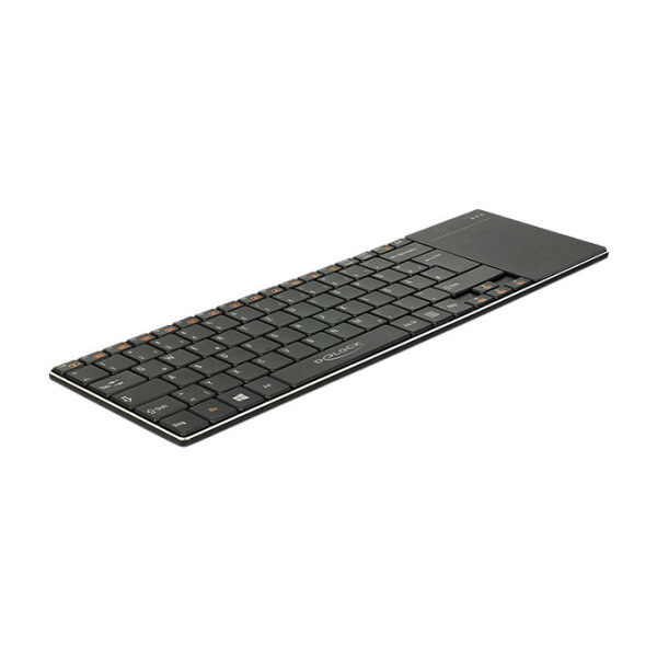 Funktastatur für Smart TV und Windows PCs mit Touchpad 6 mm flach