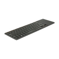 Funktastatur für Smart TV und Windows PCs mit Touchpad 6 mm flach