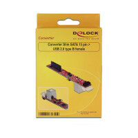 Konverter Slim SATA 13 Pin zu USB 2.0 Typ-B Buchse